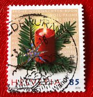 Nr.1373  Kerze 2010 mit Stempel   