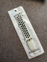 Apple Watch Sport Band - Weiss + Schwarz