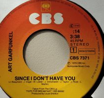 Vinyl-Single Art Garfunkel - Since I Don't Have You