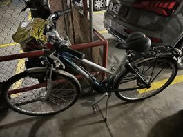 TDS Cityvelo silber mit Gepäcktraeger gebrauchter Zustand