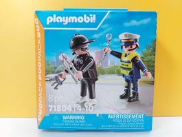 PLAYMOBIL 71804  DuoPack Polizist und Einbrecher NEU