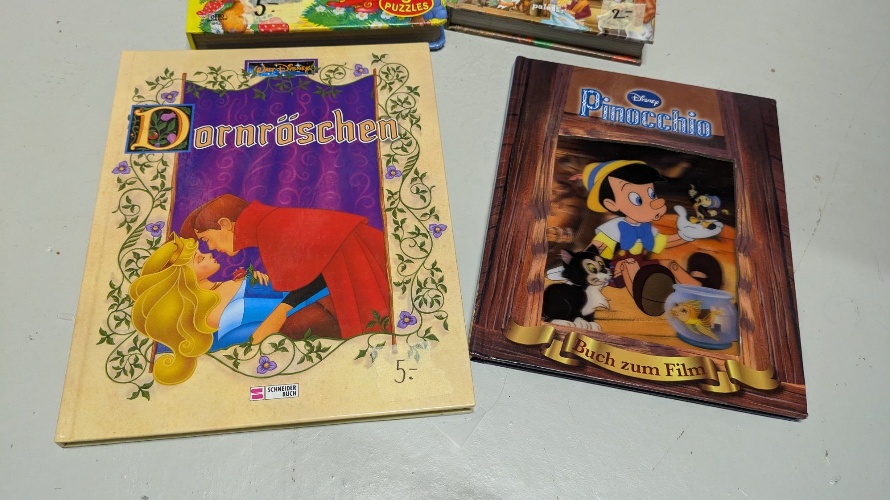 Bücher: Märchenbücher Sammlung - Dornröschen, Puzzlebuch, Pinnocchio – Gebraucht aus Staufen von Fleby84 7