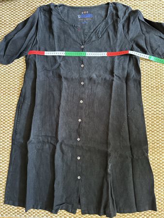 GUDRUN SJOEDEN Leinenkleid L
