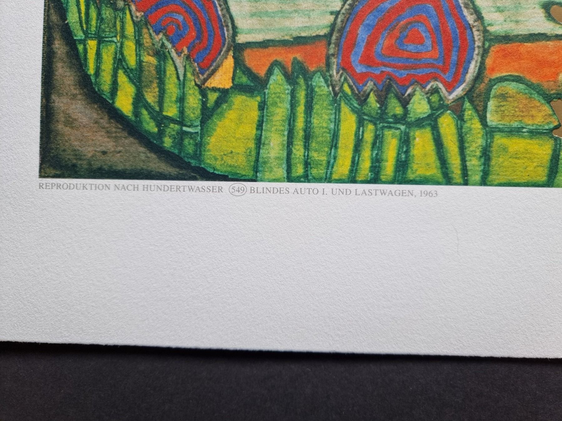 Grafica & Litografie: HUNDERTWASSER GRANOLITHOGRAPHIE – Usato da Gersau venduto da grafik-kunst 2