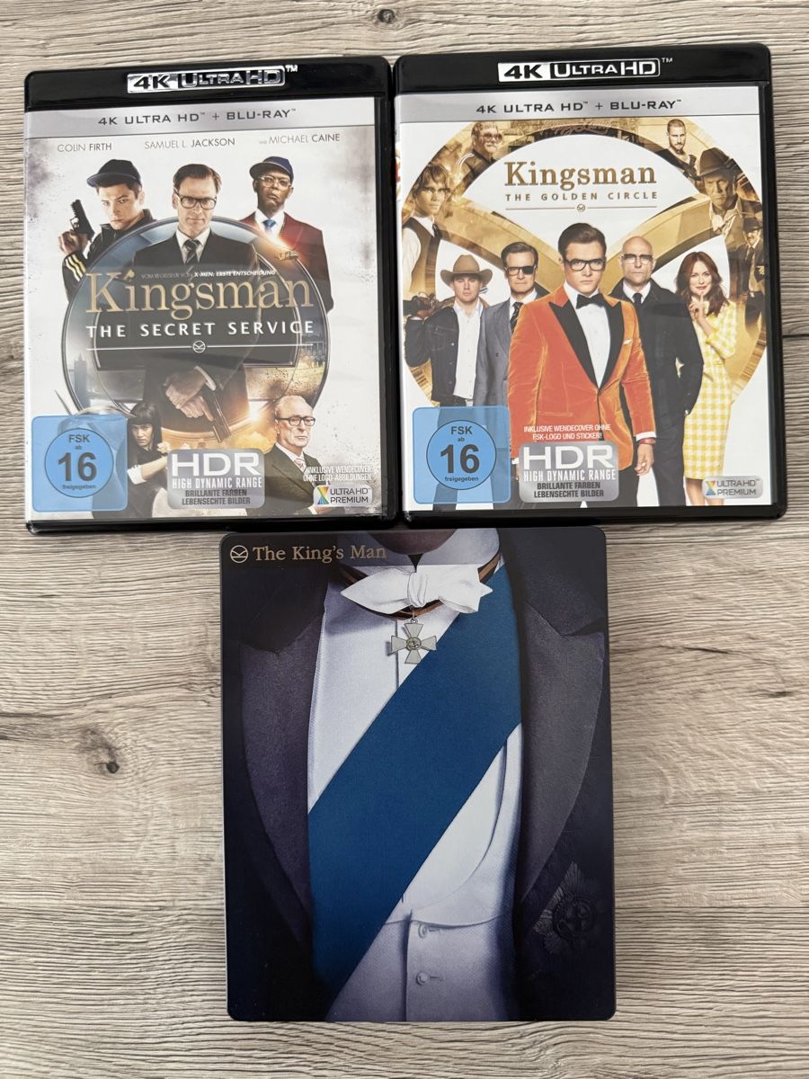 Tutti i DVDs: The Kingsman 1-3 4K UHD – Nuovo (secondo la descrizione) da Willisau venduto da ste_sc8j