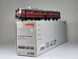 Märklin 37705, Dieseltriebwagen, VT 75, DB, rot, MFX Sound