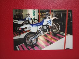 Photokarte Motorrad Ausstellung Husqvarna