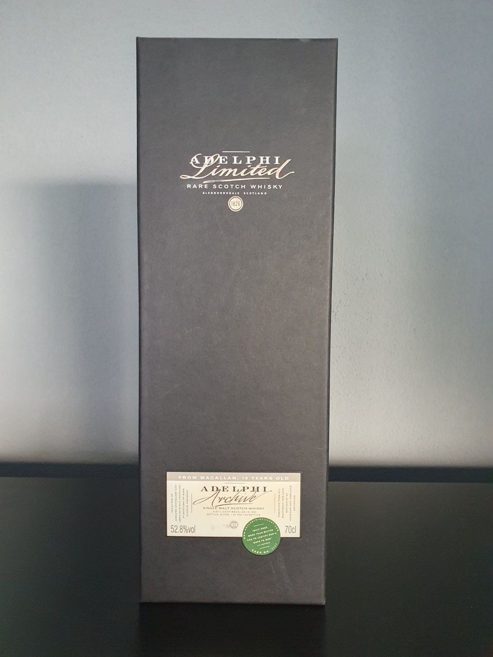 Macallan Spirituosen: Adelphi Archive, Macallan 18 Jahre, Single Malt Whisky – Neu und originalverpackt aus Döttingen von tho_dq6x 7