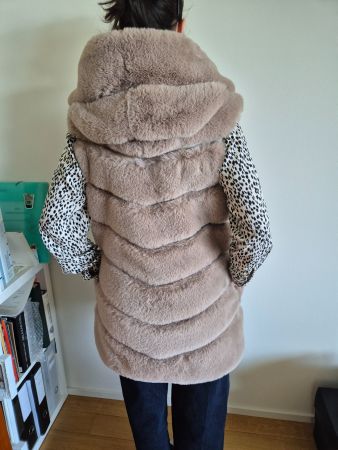 Gillet imitation fourrure VIMODA - taille S