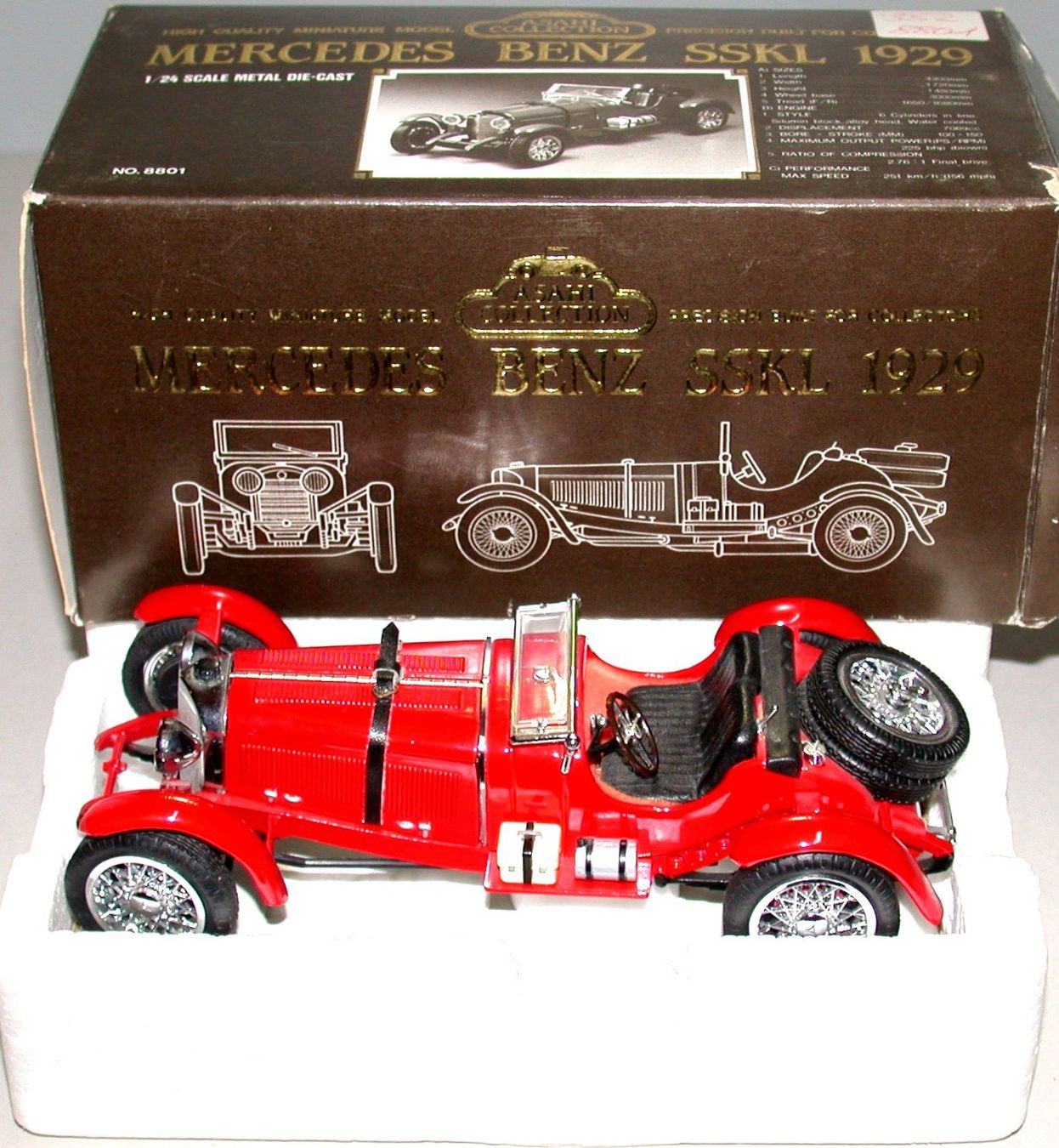Minichamps - Échelle 1/24 - Mercedes-Benz SSKL Mille Miglia