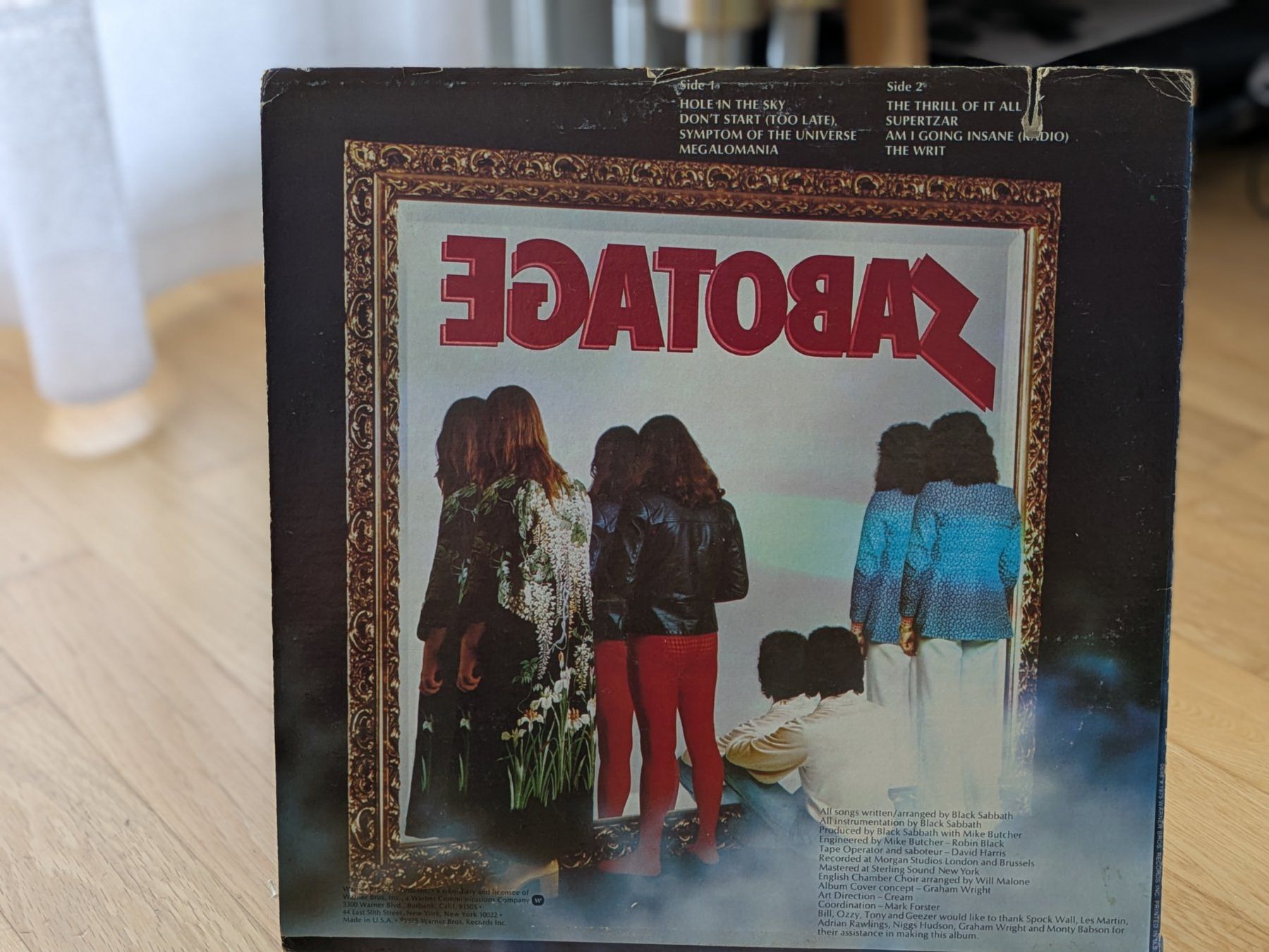 Schallplatten: Black Sabbath - Sabotage Vinyl – Gebraucht aus Dübendorf von PanzerGeneral 2