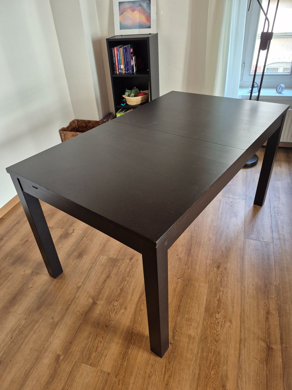 Ikea Tavoli: IKEA Esstisch schwarz, ausziehbar – Usato da Obernau venduto da Kriensseller 1
