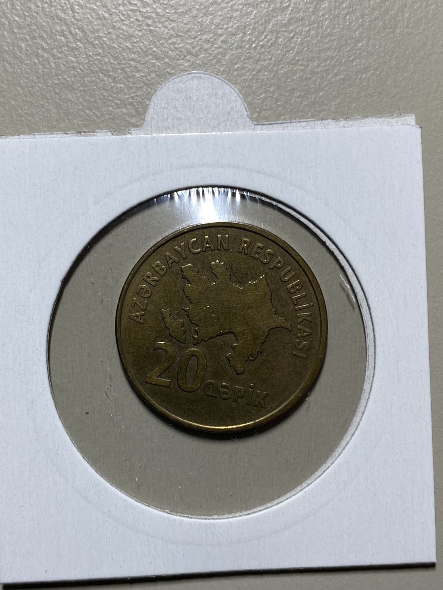 Tutti le monete: Azerbaïdjan - 20 gepik – Usato da Payerne venduto da Mike1682 1