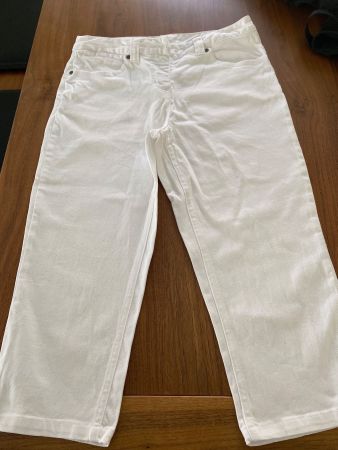 Damen  3/4 Hose in weiss Grösse 36 von Cheer