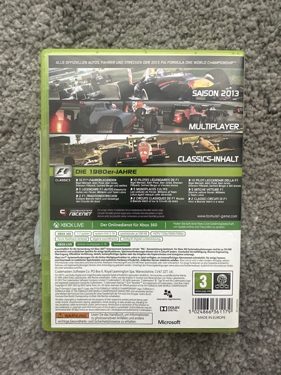Giochi: F1 2013 für Xbox 360 – Nuovo (secondo la descrizione) da Wangen SZ venduto da Jaay_Sky 1