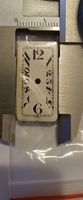 Cadran de montre rectangulaire ancien