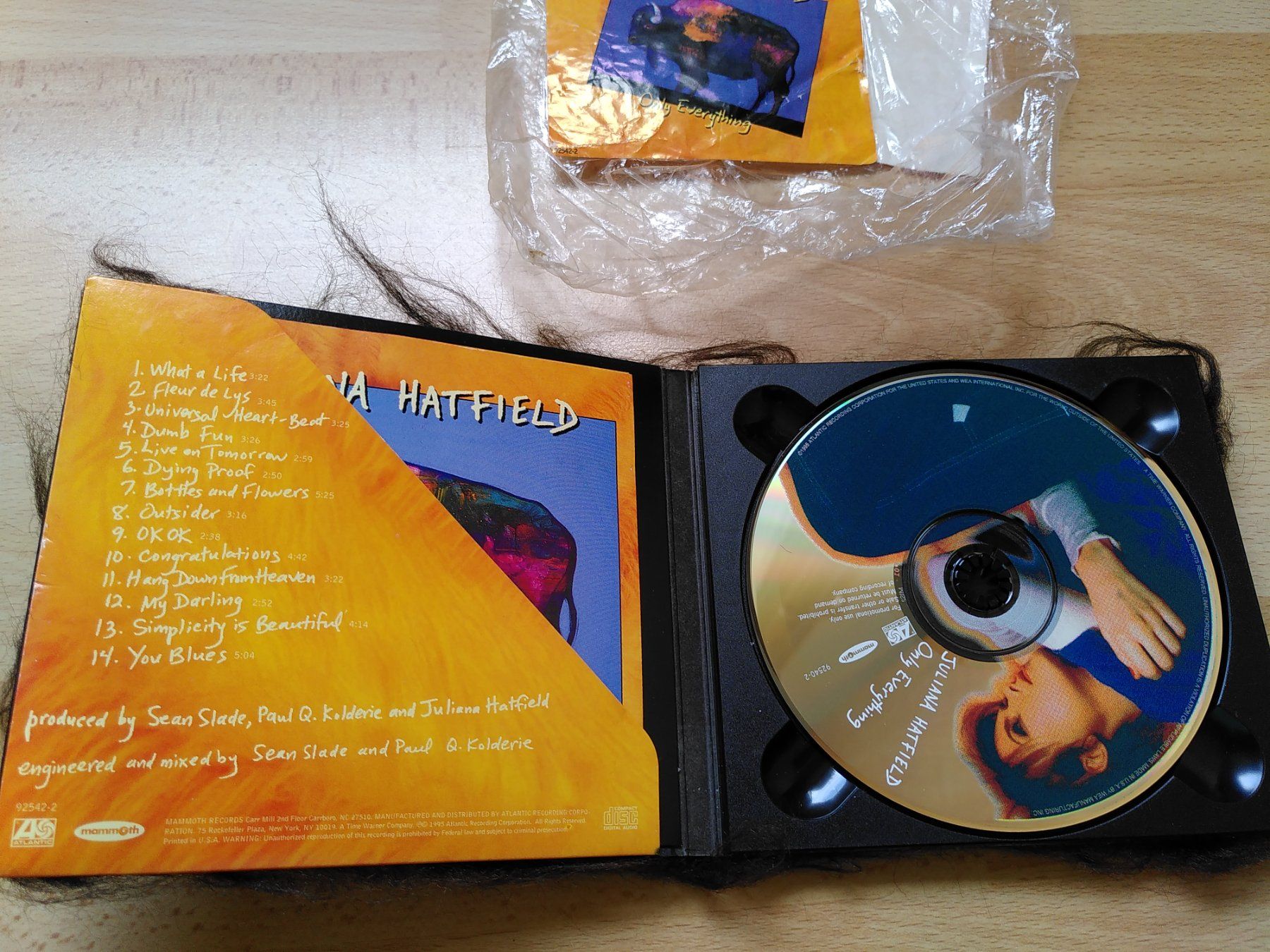 CDs: Juliana Hatfield - Only Everything , limitierte CD – D'occasion à Büsserach par Bey23 3