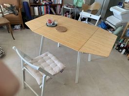 Table bambou IKEA PS + chaises
