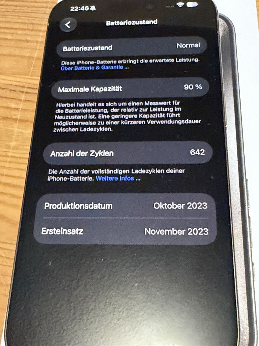 Apple Handys / Smartphones: Apple iPhone 15 Pro  Batteriezustand 90% – Gebraucht aus Flumserberg tannenboden alp von pedroredshoes 5