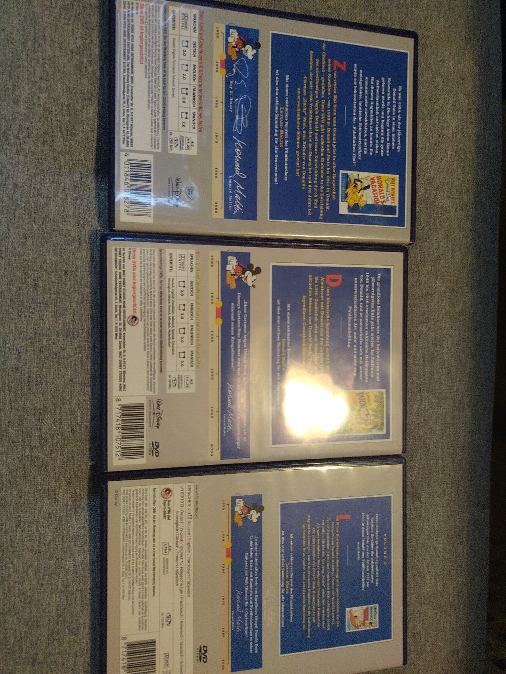 Alle DVDs: Donald Duck Disney DVDs – Gebraucht aus Winterthur von BlackBird00 1