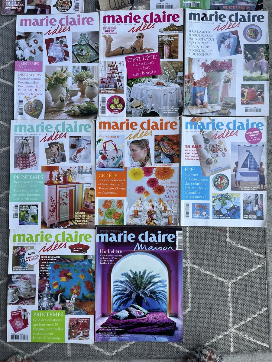 Riviste & Magazine: marie claire idées Hefte ab 2003 – Usato da Rorschacherberg venduto da Artmaru 3