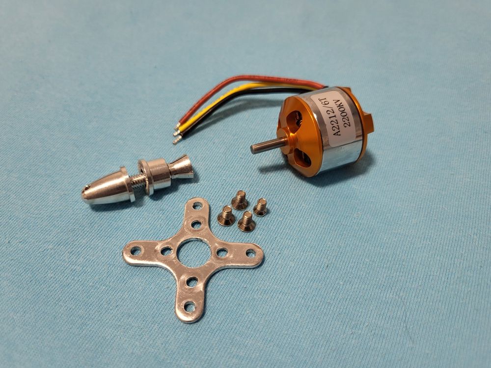 Moteur Brushless A2212 2200KV KEESIN - Pour Drone, Avion RC, Hélicoptère - Avec Support De Montage