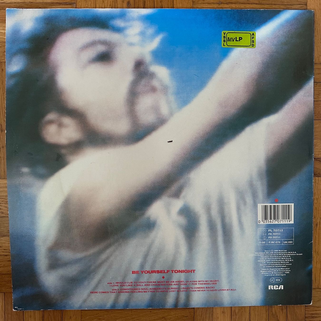 Dischi in vinile: LP - Eurythmics - Be Yourself Tonight – Usato da Breganzona venduto da Onairda75 1