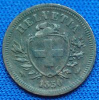 Uralter 1 Rappen Jg. 1850