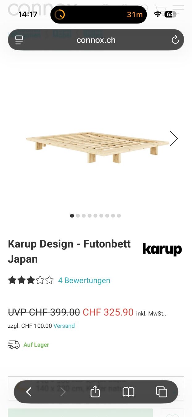 Karup Letti: Karup Bett geölt – Usato da Bern venduto da lyn_lpj7 4