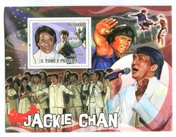 Block Jackie Chan. São Tomé und Príncipe
