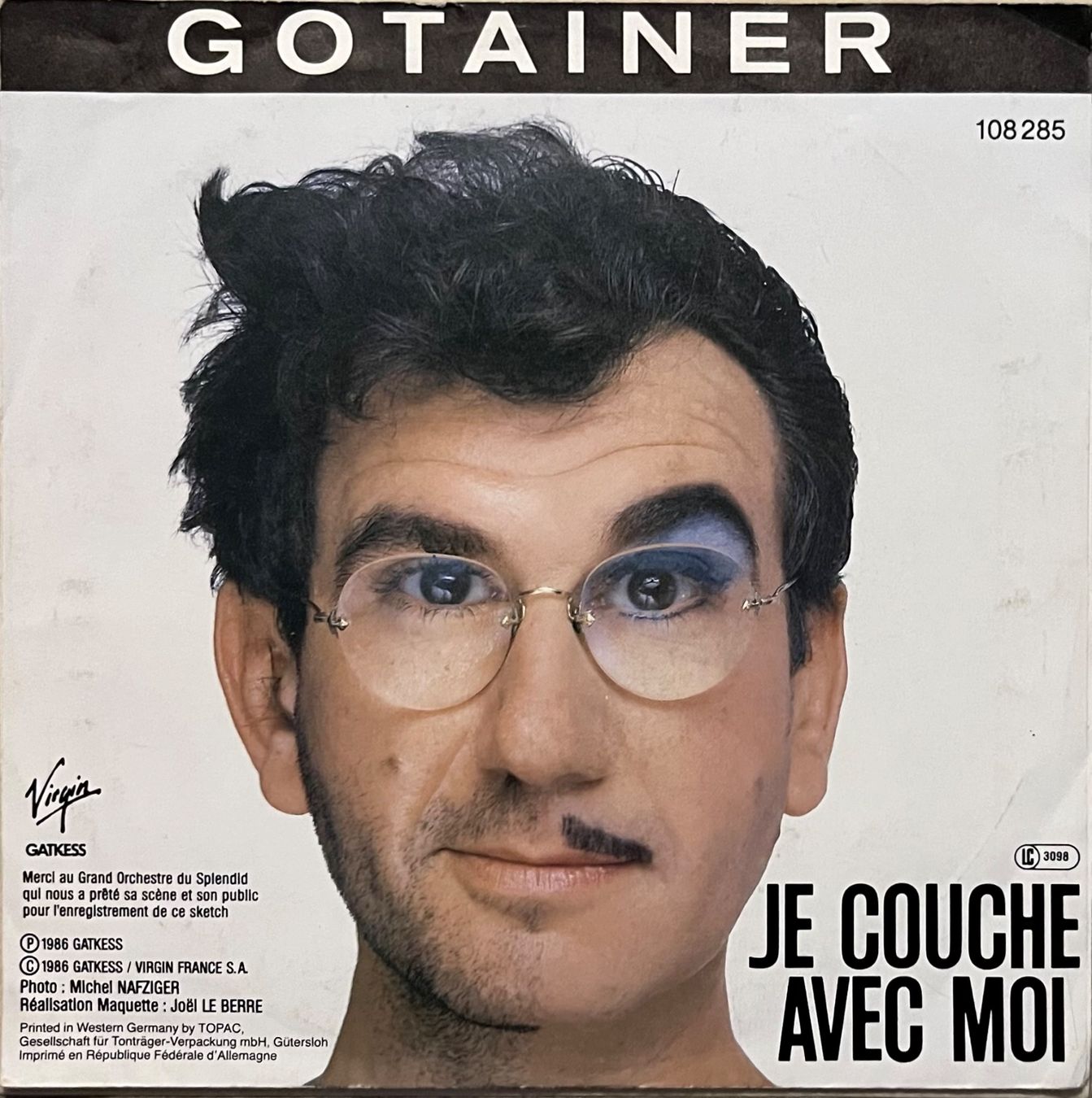 Schallplatten: RICHARD GOTAINER - CAFEÏNE – Gebraucht aus Bussigny von vinyl-pas-cher 1