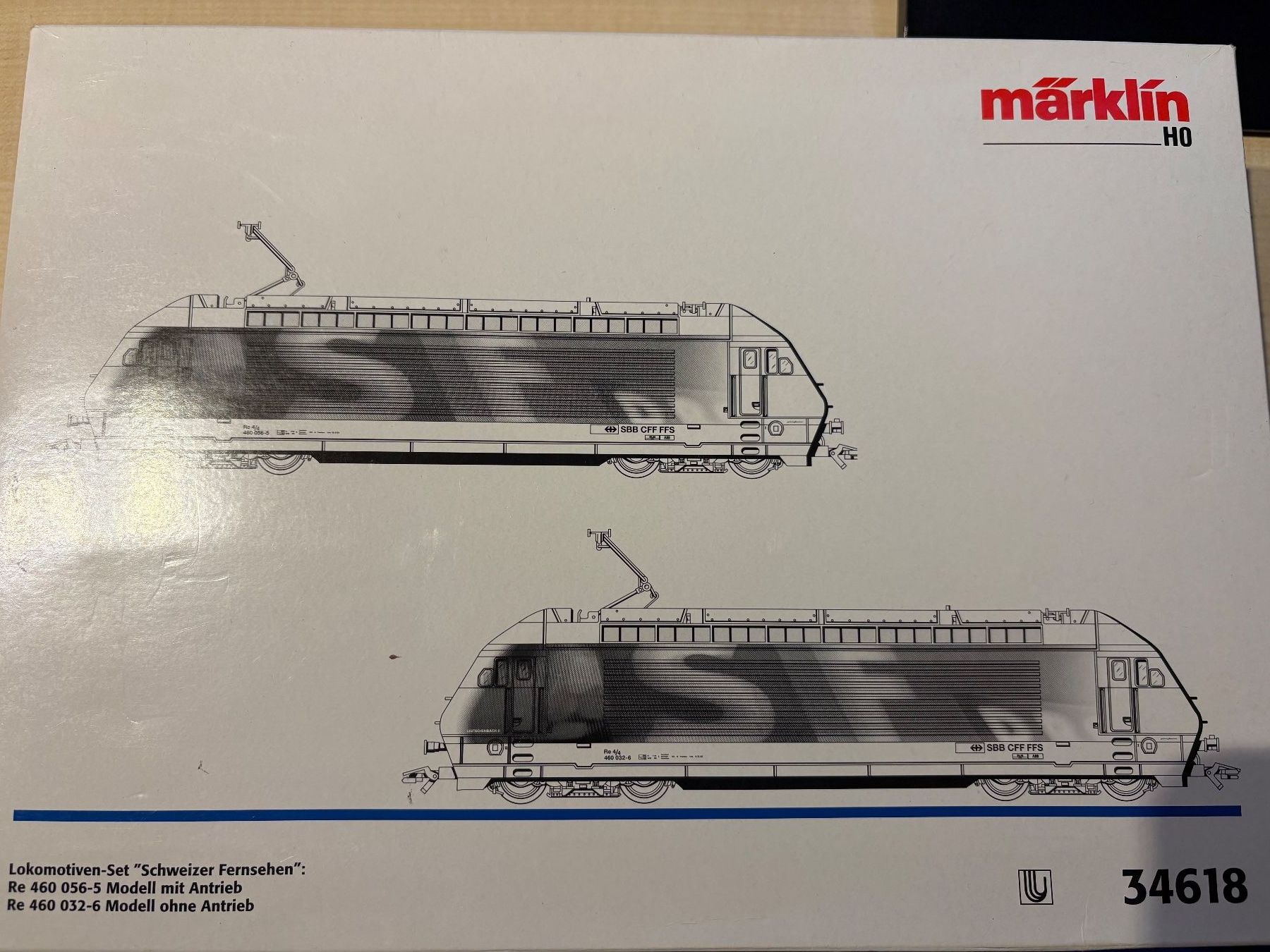 Märklin Trains électriques: Maerklin 34618 460 SF/DRS – Neuf avec emballage d'origine à Corcelles Payerne par Pierre66 1