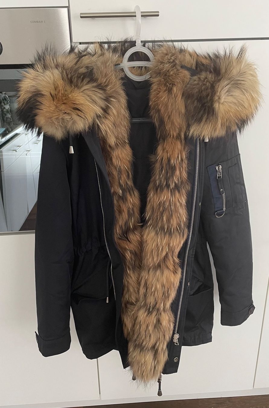Jacken: Winterjacke Parka in Dunkelblau Gr. M – Gebraucht aus Mollis von cava10