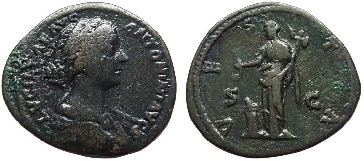 Tutti le monete: LUCILLA bronze sesterz – Usato da La Sarraz venduto da classicworldcoins