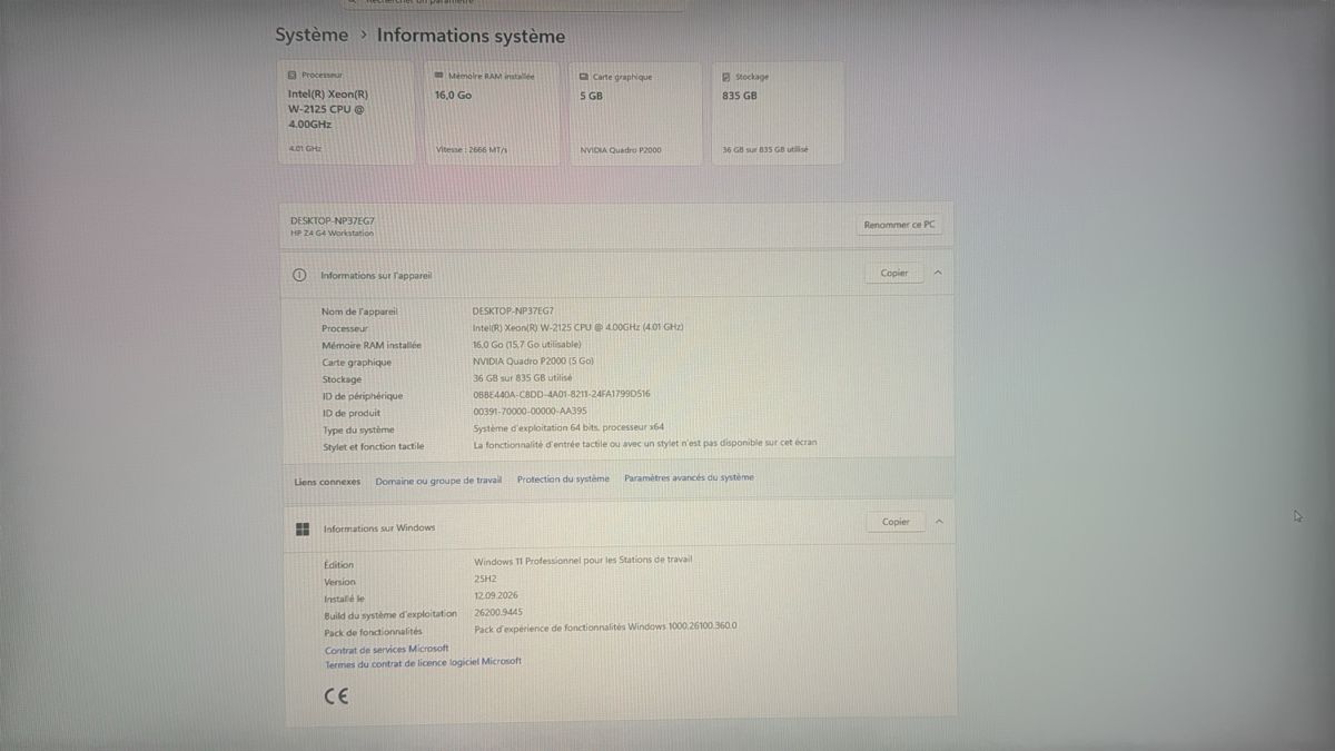Hewlett Packard PC: Ordinateur de bureau HP – Usato da La Chaux-de-Fonds venduto da Andy_desousa 3
