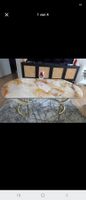 Couchtisch Onyx Marmor Optik mit goldenen Beinen neu