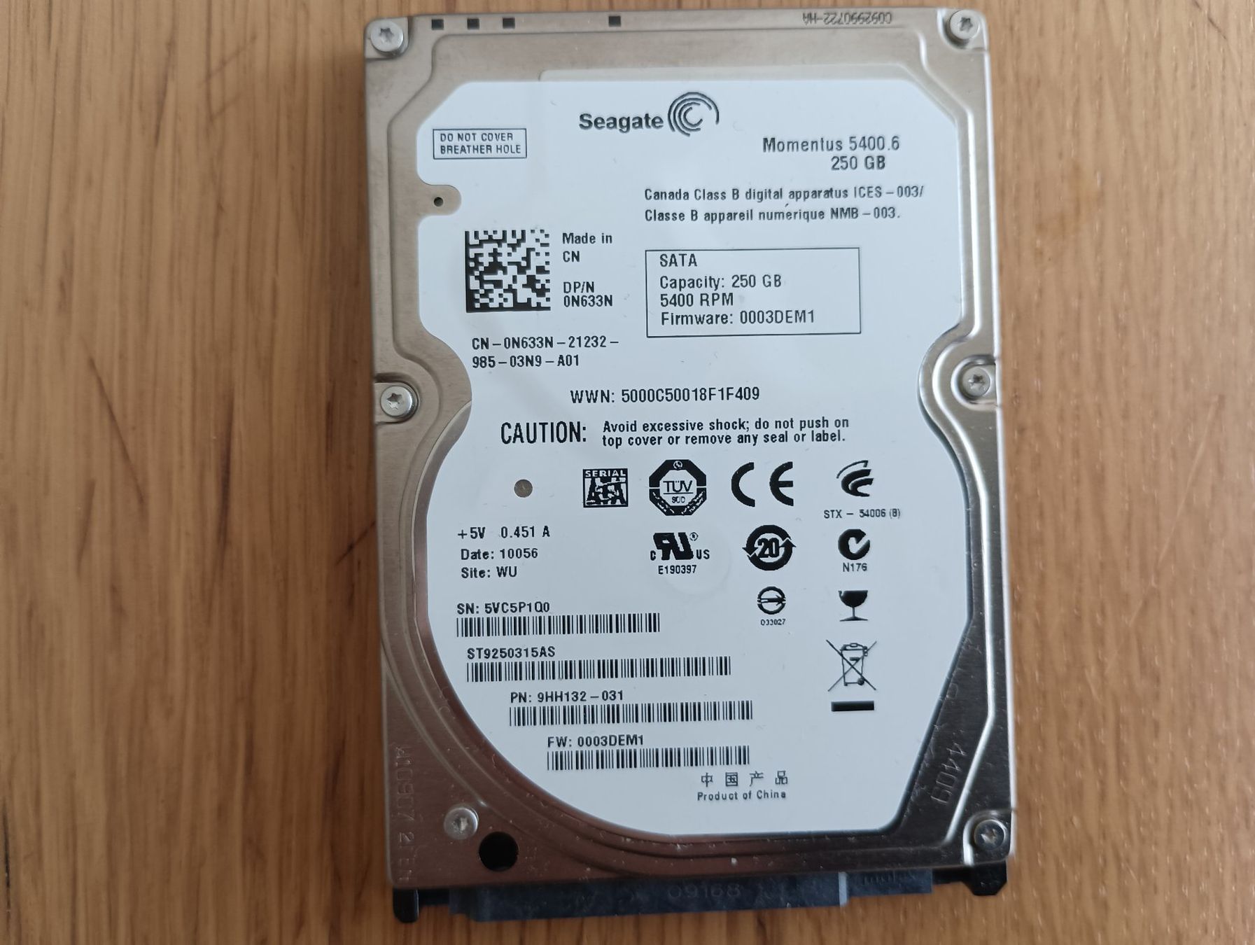 Harddisks: Versch. SATA Harddisks Festplatten 2.5" mit SMART errors. – Defekt aus Basel von Jbeu06 2
