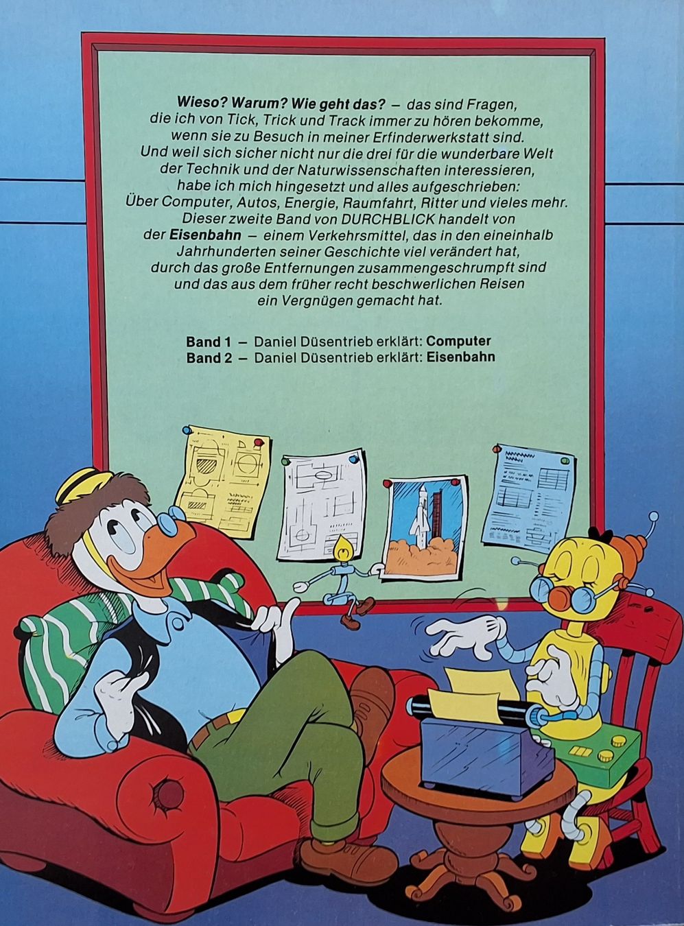 BD: Heft Durchblick 2: Daniel Düsentrieb erklärt: Eisenbahn – D'occasion à Oftringen par Waltereg 1