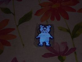 Reflektor-Bär blau