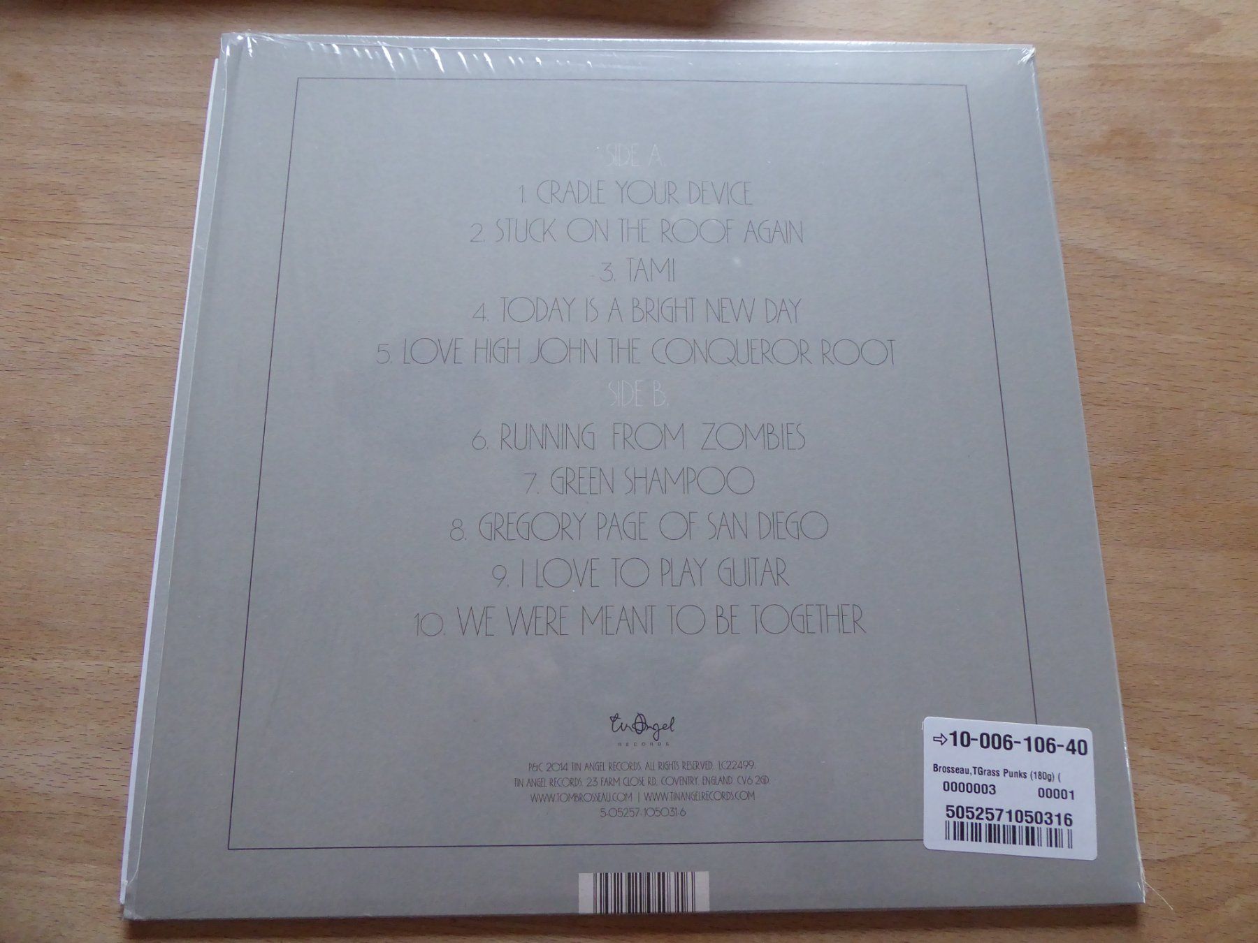 Dischi in vinile: Tom Brosseau - Grass Punk   LP – Usato da Büsserach venduto da Bey23 1