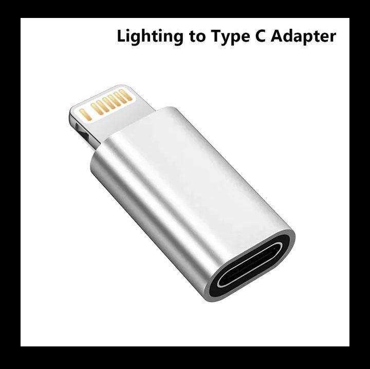 USB-C zu Apple Lightning Adapter aus Aluminium (fabrikneu) 1