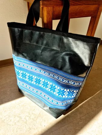TASCHE BAG PLANE STICKEREI SHOPPER ABWASCHBAR TOP ZUM SHOPPE