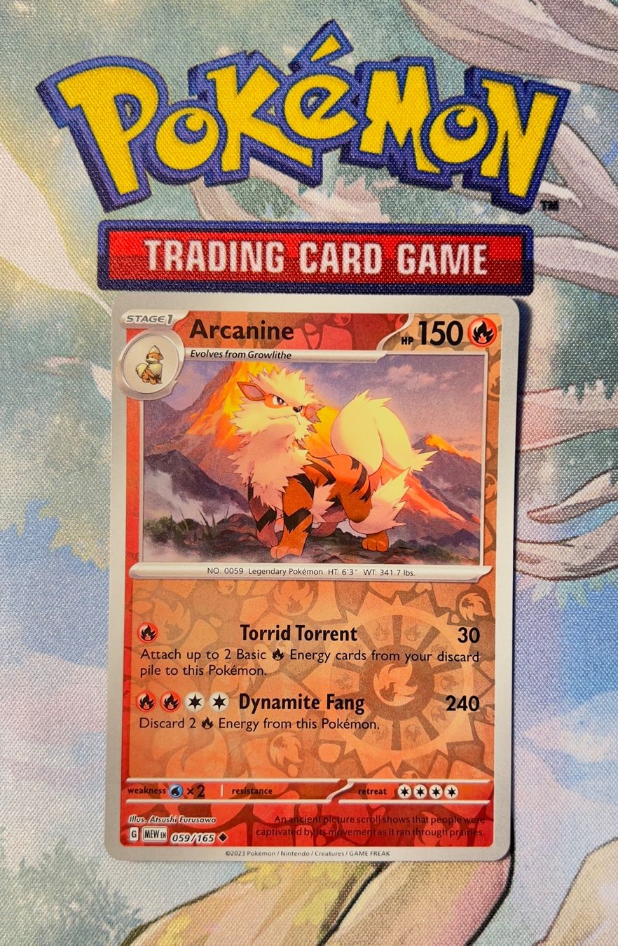 Cartes: Arcanine Reverse Holo (Deck 151) 059/165 – Neuf (Voir description) à Sempach par R-G