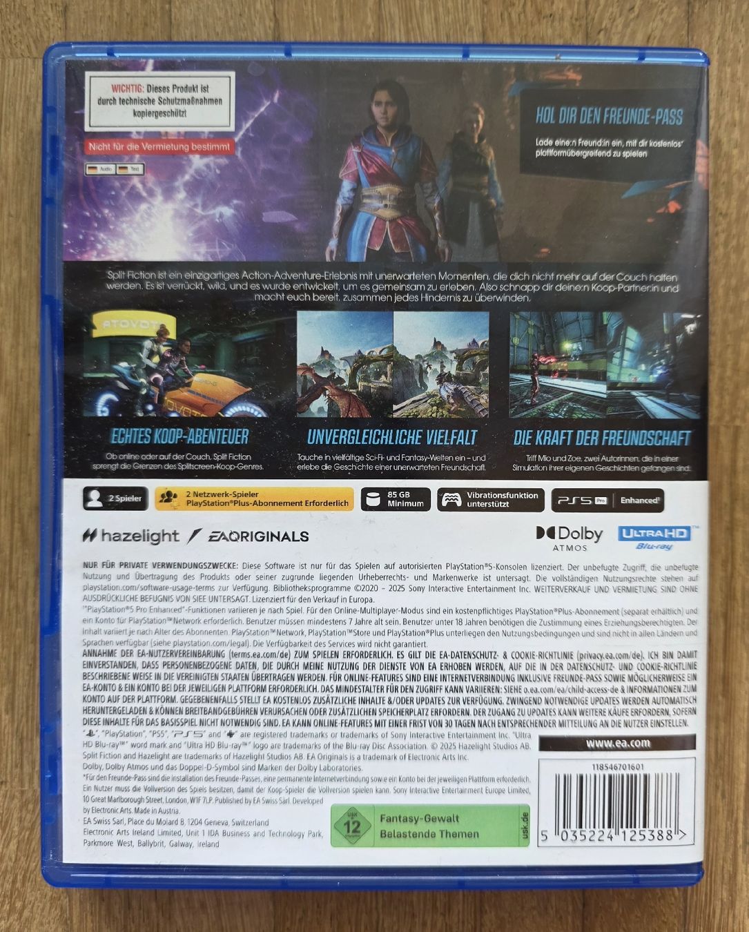 Giochi: PS5 Game Split Fiction – Usato da Basel venduto da regnam 1