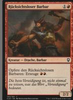 TCG Magic The Gathering MTG CLB 193 Rücksichtsloser Barbar