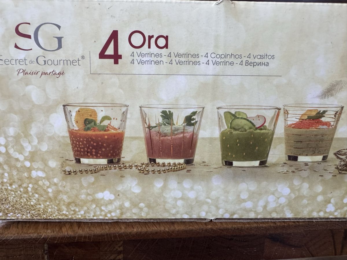 Bicchieri: Gourmet Dessertglas Set – Nuovo (secondo la descrizione) da Spiegel b. Bern venduto da dijaro 2