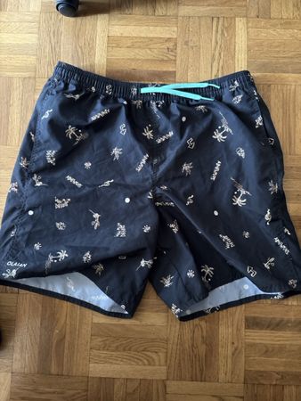 Maillot de bain garçon OLAIAN imprimé bleu taille 34cm la