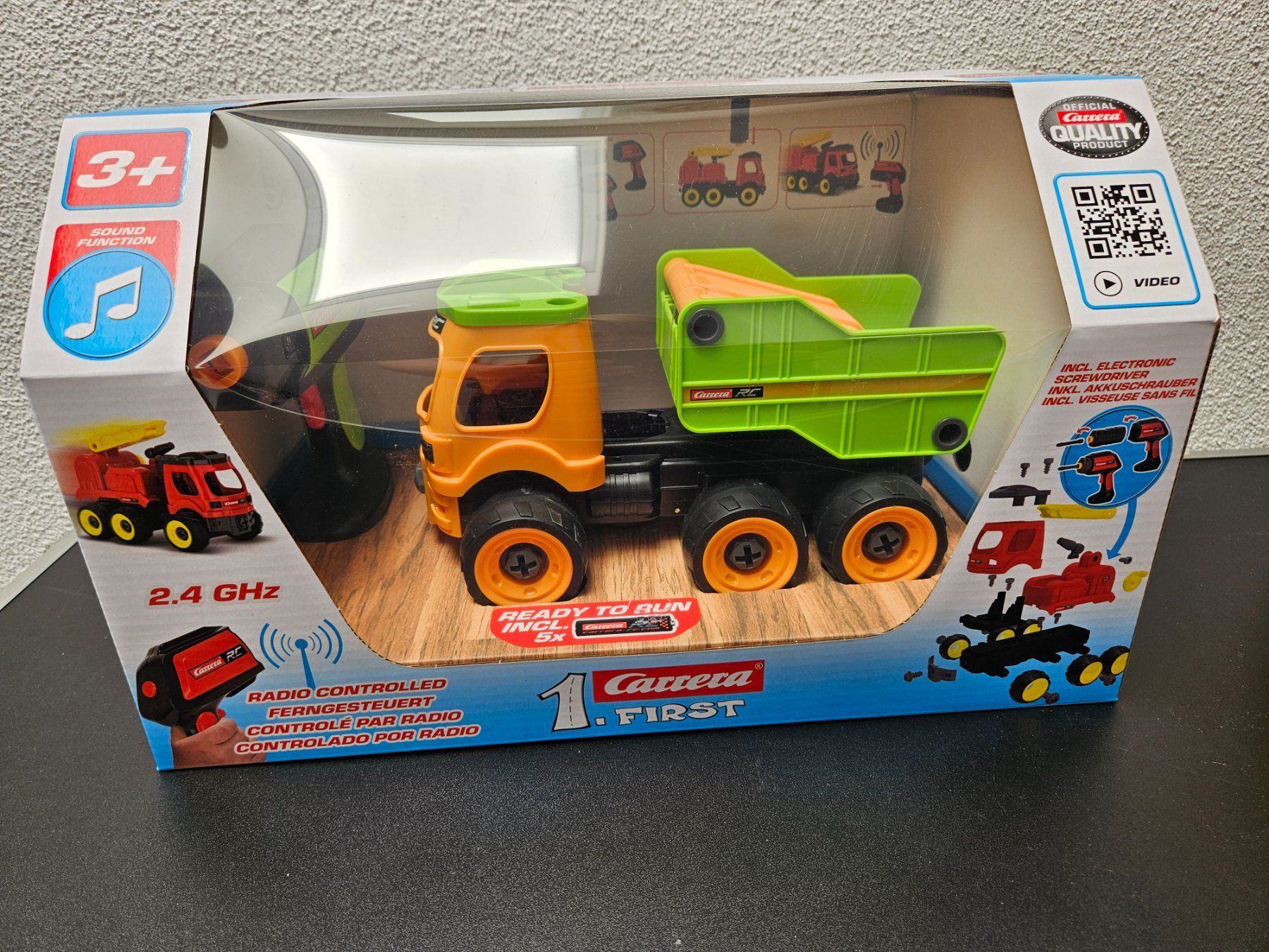 Modellismo RC: Neu - Carrera 1. First - RC-Kipper – Nuovo e nell'imballaggio originale da Dagmersellen venduto da Jarsetz_Restposten