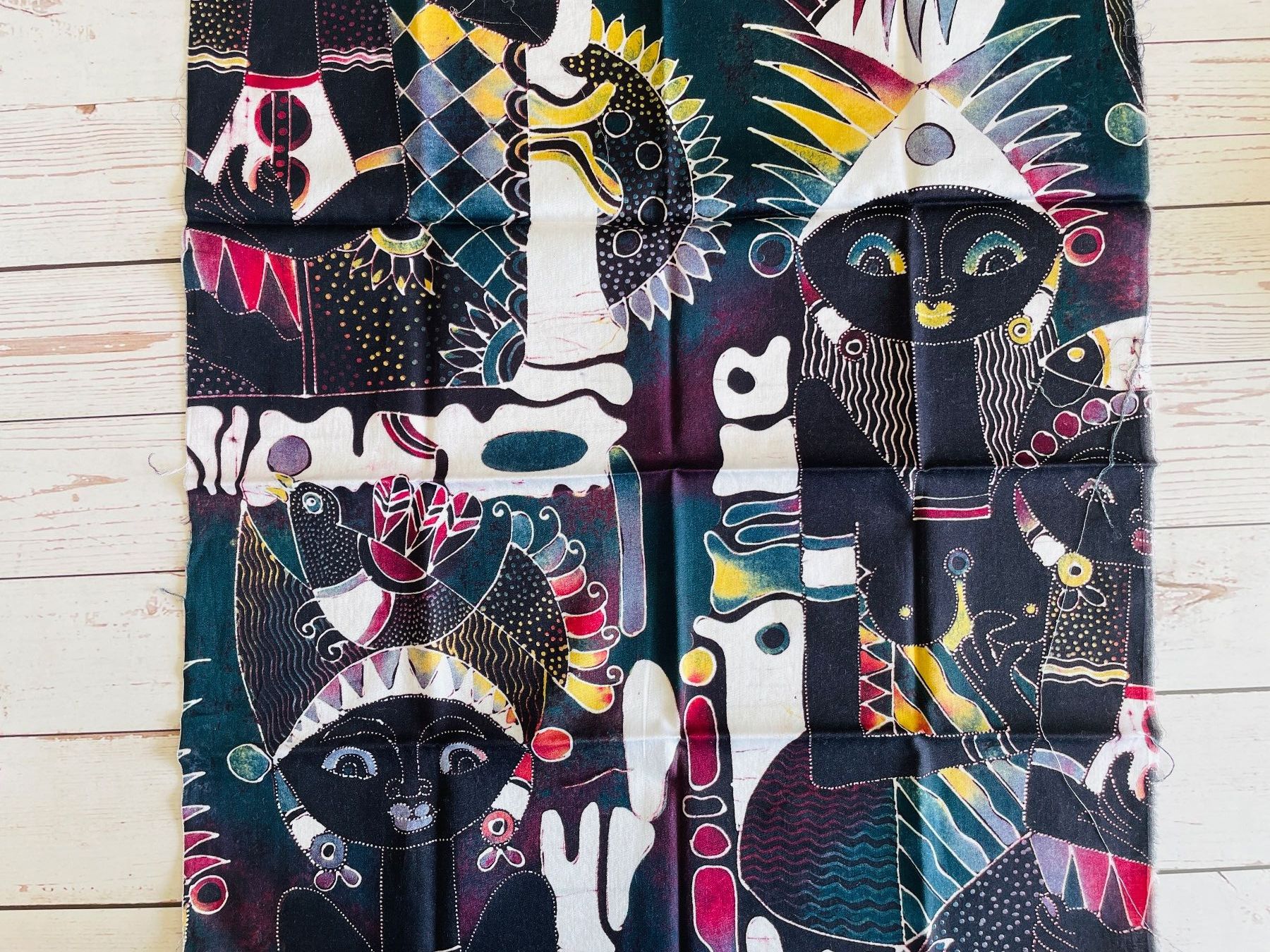 Tessuti: 2 Fat quarters/Coupons Patchwork&Couture - Batik Africa – Nuovo e nell'imballaggio originale da Gland venduto da san_xz5j 1