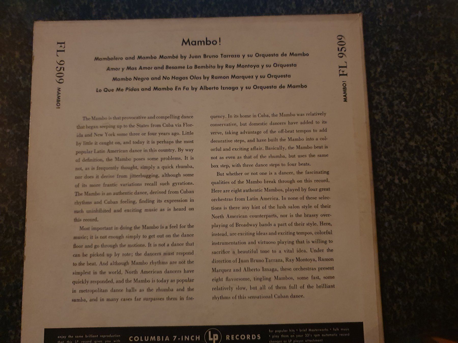Schallplatten: Schallplatte- Mambo – Gebraucht aus Grandval von JeroenK 1